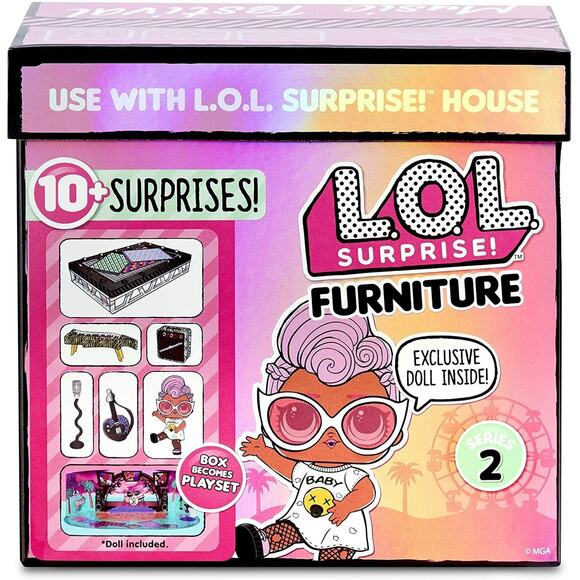 NEW LOL Surprise Furniture S- 2 "Grunge Grrrl" Music Festival 10+ Surprises - Picture 1 of 3
